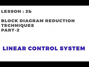 Tutorial 2b : Block Diagram Reduction Techniques Part -2 |Linear Control System