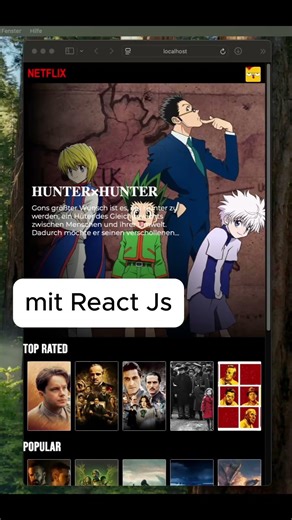 Netflix Clone mit ReactJS 👨‍💻 | FÜR ANFÄNGER 🚨 | einfach & ausführlich erklärt😎 | TUTORIAL 2026 🚀