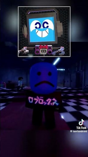 Fandroid plays Bite by Night and goes Blue #fandroid #bitebynight #roblox
