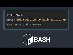 Introduction to BASH Scripting | BASH Scripting Tutorial - 1
