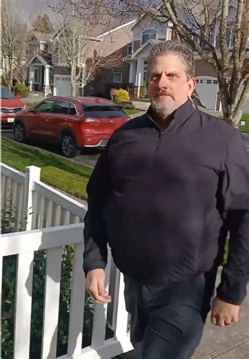 This intoxicated couple is so entitled try to force a marine veteran out of there neighborhood because he’s a renter #hoa #neighbors #rentalproperty #fyp #foryoupage