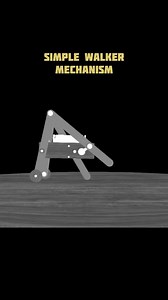 69K views · 632 reactions | Simple Walker Mechanism #Linkage #mechanism #creative #engineering #simulation #walker #caddesign #mechanical | Mechanical Mastery | Facebook