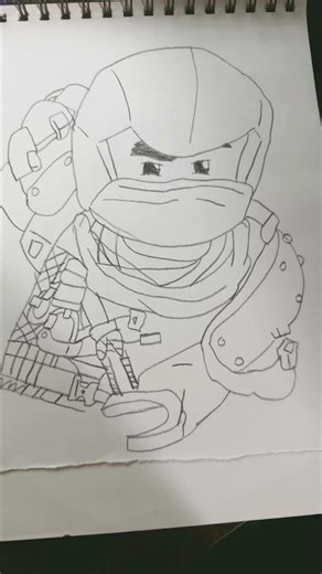 My drawing of Cole from ninjago