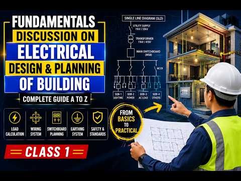 Building Electrical Design and Planning Fundamentals Discussion ( A to Z ) Class 01