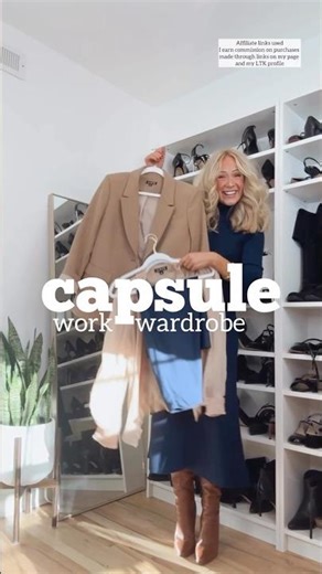 Fall capsule work wardrobe 💻☕️🗞️