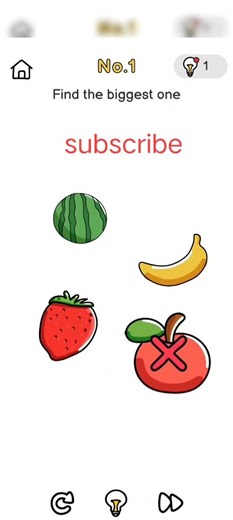 Brain out level 1 solving