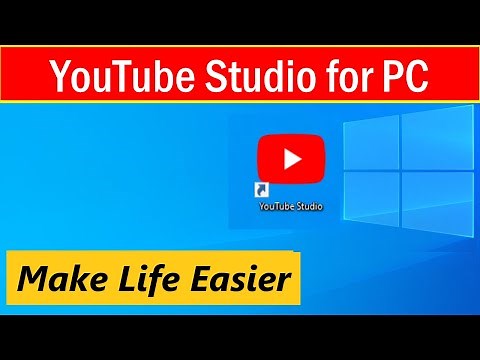 YouTube Studio for PC and Laptop | How to Create and Add Youtube Studio Shortcut on a PC desktop