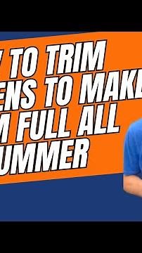 How to TRIM IMPATIENS to Make Them Full All Summer - Quick Tip