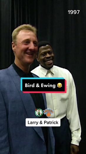 Larry Bird & Patrick Ewing 1997 NBA All-Star Game Highlight