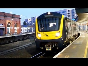 SWR Class 701 Arterio 701018 down through Bournemouth on test - 5Q41 - 23/01/23