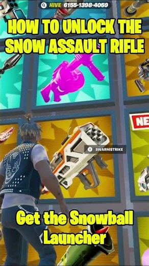 How to unlock the Snow Assault Rifle in 1v1 with Every Gun FOR REAL