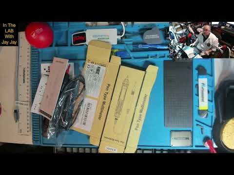 Demo #4: ANENG A3005 4000 Count Pen Type Handheld Multimeter | In The Lab With Jay Jay