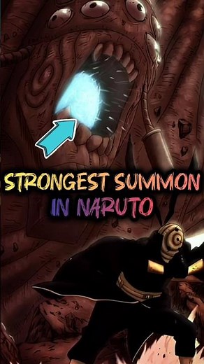 5 Strongest Summons in Naruto 🤯🔥 | Anime BLAH
