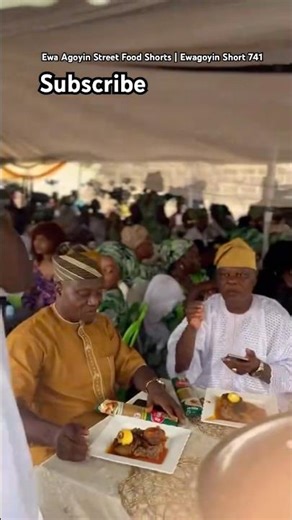 Traditional Festival in Nigeria: Many people! Out to eat at Ewa Agoyin Traditional Festival #shorts