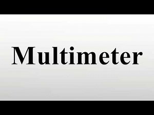 Multimeter