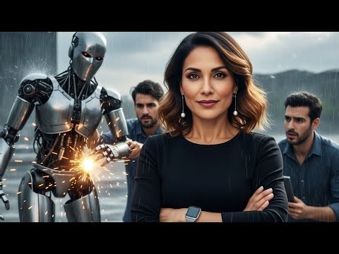 A robot created during a global blackout