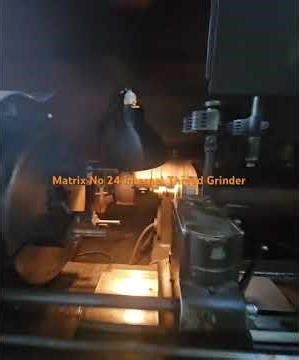 EAST WEST MACHINO TECH OFFERS MATRIX INTERNAL THREAD GRINDER NO 24. HARDIK SHAH.+91 9821005818.