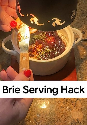 Keep Brie Hot with This Candle Warmer Hack