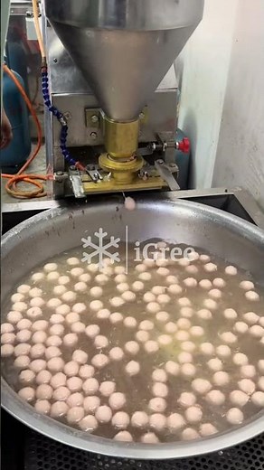 🍡 Automatic meatball making machine – Creates balls quickly, evenly, and beautifully!✨