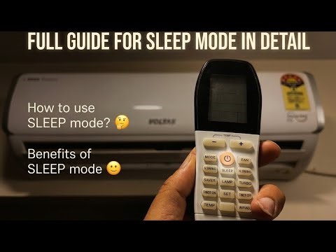 How to use SLEEP mode in Voltas AC?? Benefits of SLEEP mode in detail|#sleepmode #technology