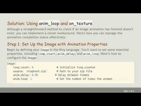 How to Check If an Image Animation is Playing or Finished in Kivy
