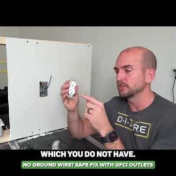 No Ground Wire? Safe Fix with GFCI (Code-Approach)