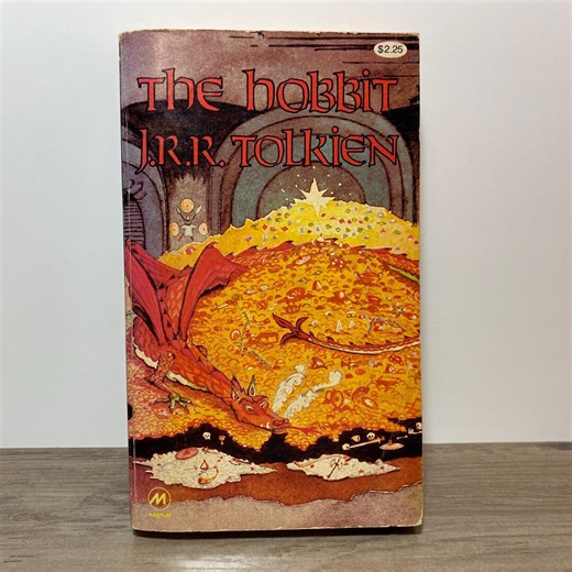 The Hobbit by J.R.R. Tolkien 1977 Paperback Book 4th Print, Magnum Edition, Classic Fantasy - Etsy