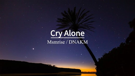 “这首歌也太太太好听了叭！”《 Cry Alone (feat. DNAKM)》