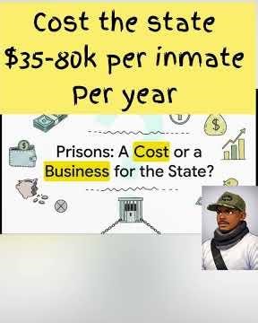 This is what the state pay per inmate using tax payers money. #support#supportcreators#roadto1k