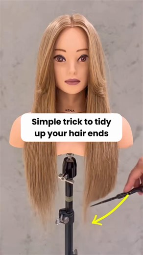 머리 끝 정리 꿀팁 ✂️ #haircuttutorial #hairstyle #layerup