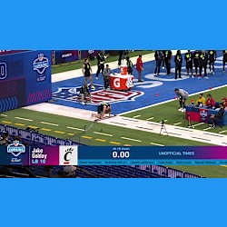 Carver Willis runs 40-yard dash at 2026 combine