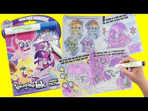 Coloring Imagine Ink My Little Pony Chibi Twilight Sparkle Pinkie Pie Rarity