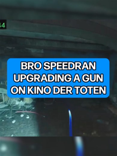 They just be speedrunning everything now... (via: j dubs) #callofduty #cod #zombies #blackops #speedrun #bo1