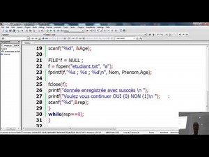 C programming language: Lesson 15 - Writing to a text file
