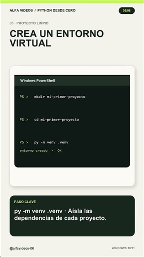 Instala Python en Windows desde cero y comprueba que funciona #Shorts