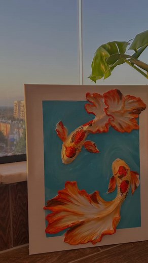 Final Part of My Colorful Fish Painting