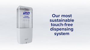 Want less waste? PURELL® ES10 has less plastic and greenhouse gas emissions per refill.* #TheDifferenceisClear *Compared to PURELL® ES8 system. | PURELL