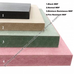 [Hot Item] Plain Raw MDF Fr Mr Black MDF Board