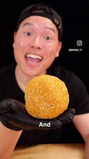 Bayashi’s deep fried ice cream 😍half approved ✅