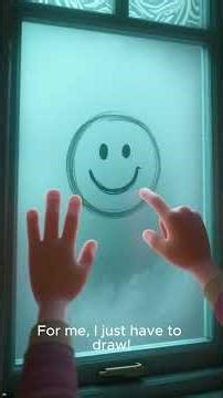 Nibbles Draws on a Cold Window ❄️😊