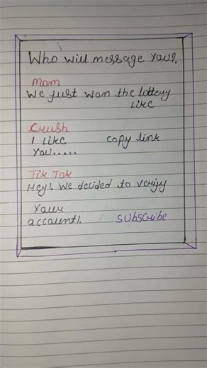 Who will message you 😱 #funny #shorts #youtubeshorts #shortsfeed #english #viral #fyp #trending