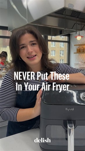 129K views · 219 reactions | Despite its many features, some foods just aren’t meant for the air fryer ‍♀️ Here are a few items that should be cooked the classic way for the best results. #edutainment #airfryer #cooking #kitchenhacks ‍ @flavorsbyale | Delish | Facebook