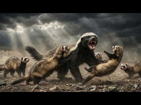 Honey Badger vs Wild Ferret: The Relentless Underground Siege