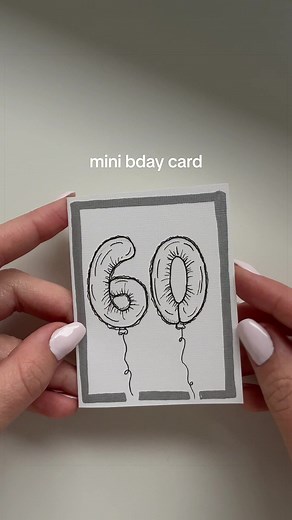 Creative Mini Birthday Card Idea for Any Age