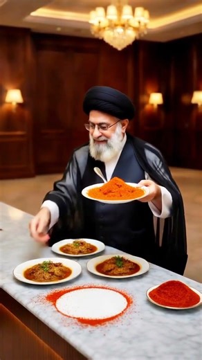 😂 Everyone Enjoys the Meal… But Donald Trump Gets SUPER SPICY Chicken 🌶️🔥 | AI Funny Leaders