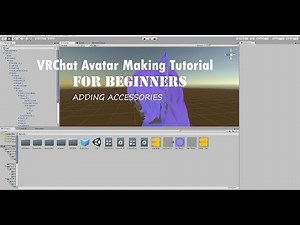 beginner tutorial for VRChat avatar making 1 (Adding assets and accessories)