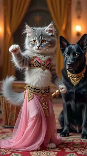 the modelling show #dance #games #cat #baalgeet #cuteanimal #cute