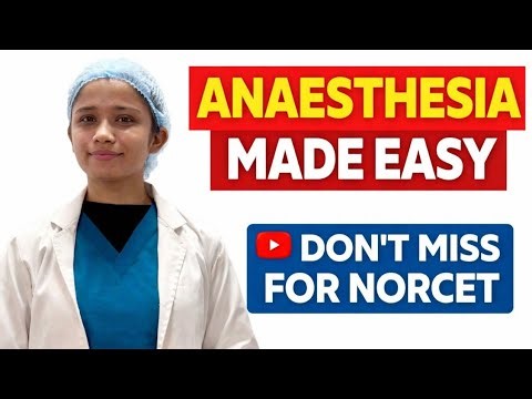 Anaesthesia Made Simple | Important for NORCET, AIIMS & Nursing Exams #norcet