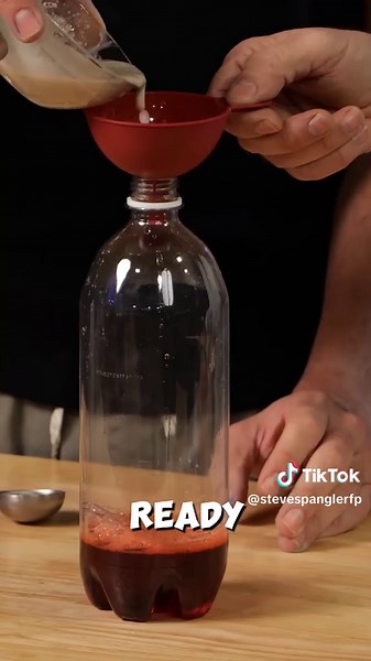 I made elephant Toothpaste in my kitchen