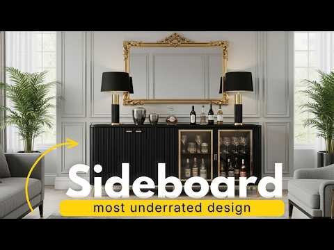 Elegant Sideboard Decor Ideas for a Rich & Modern Home | Luxury Living Room Styling Tips